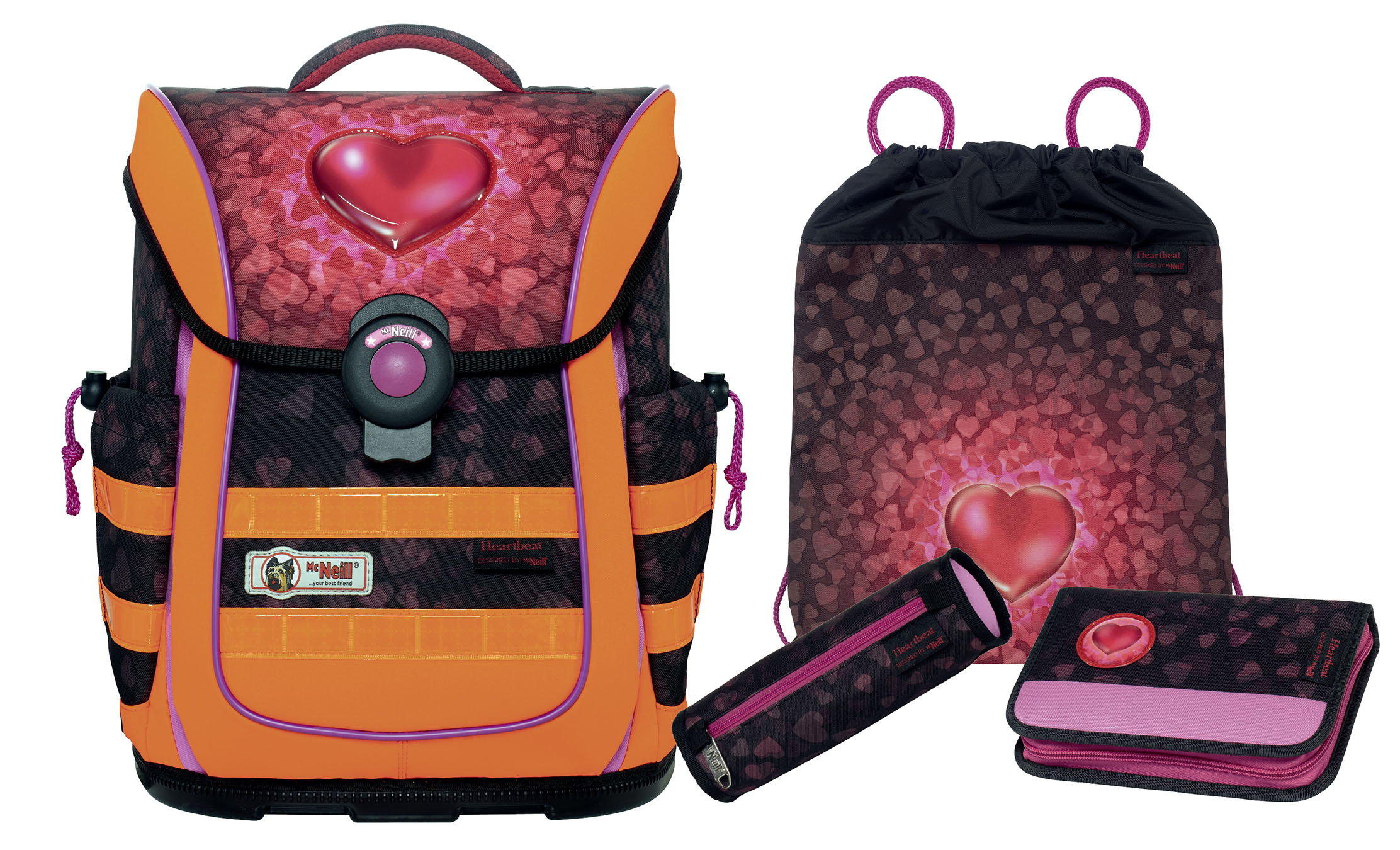 Juego de mochilas escolares McNeill ERGO Light PURE DIN, 4 piezas (en 5 movimientos diferentes... - Imagen 1 de 1