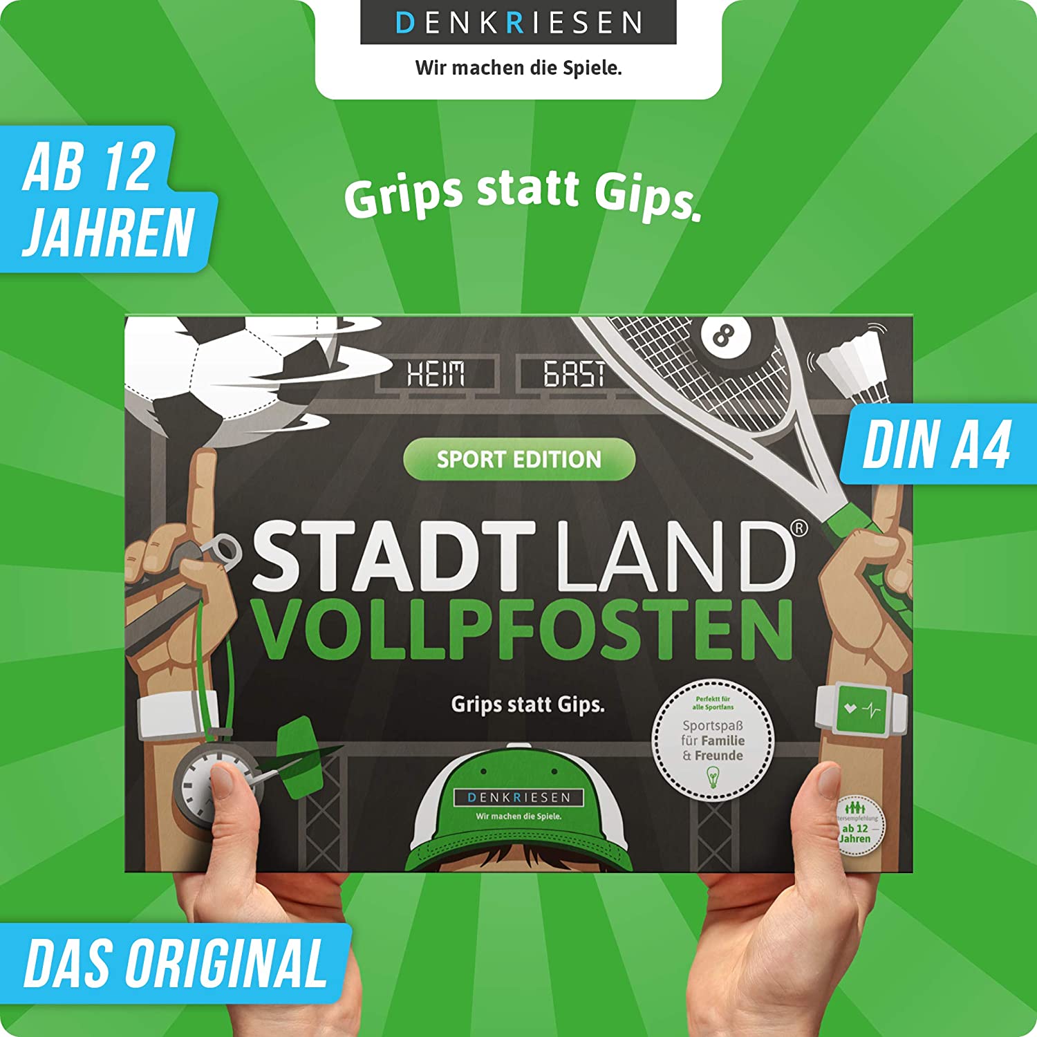 Thumbnail - Denkriesen - Stadt Land Vollpfosten® - Sport Edition 'grips Statt