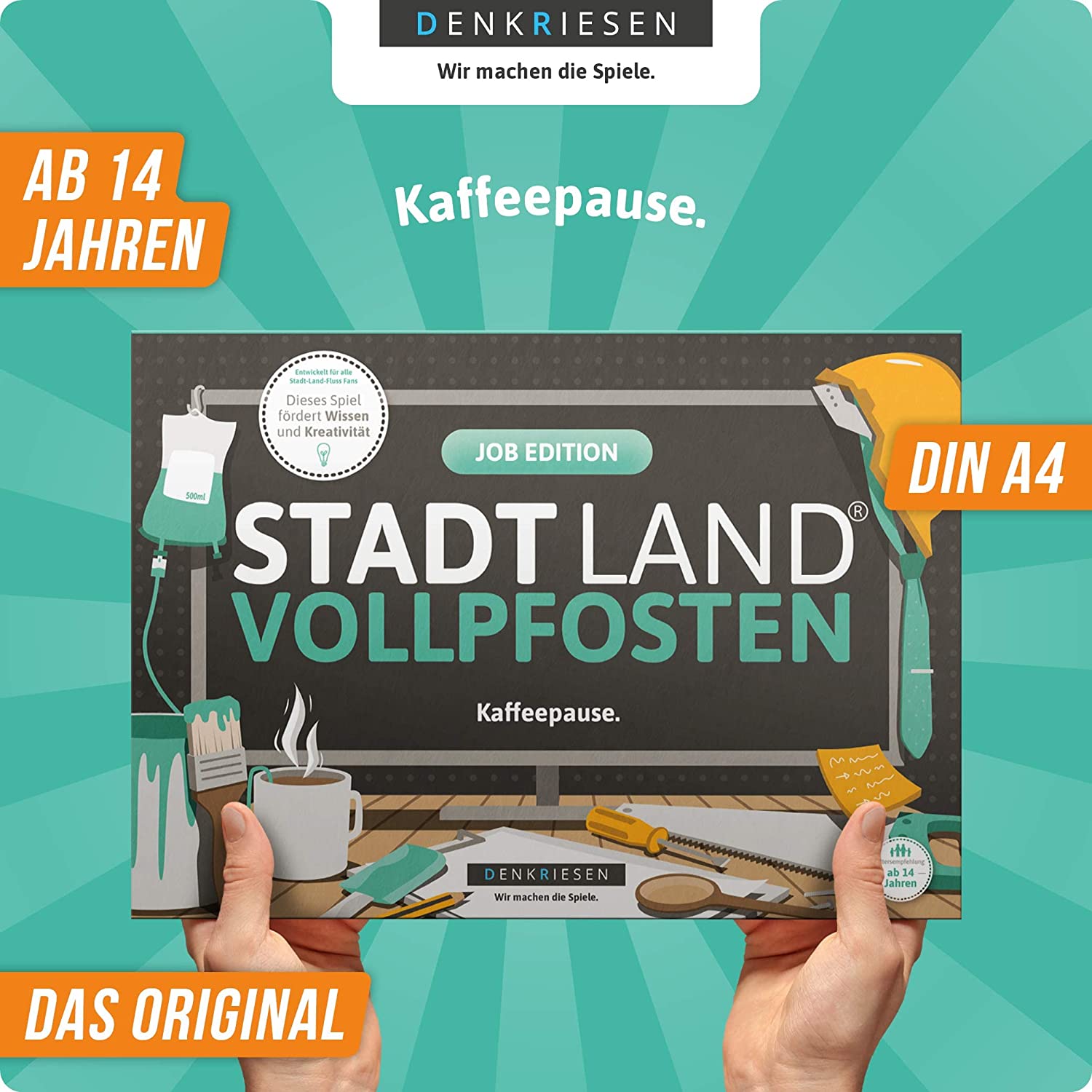Thumbnail - Denkriesen - Stadt Land Vollpfosten® - Job Edition 'kaffeepause